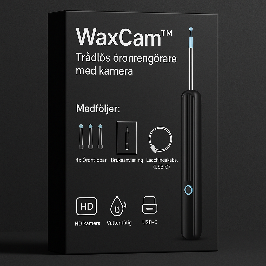 WaxCam™ – Renare öron. Klarare ljud. Galet tillfredsställande.